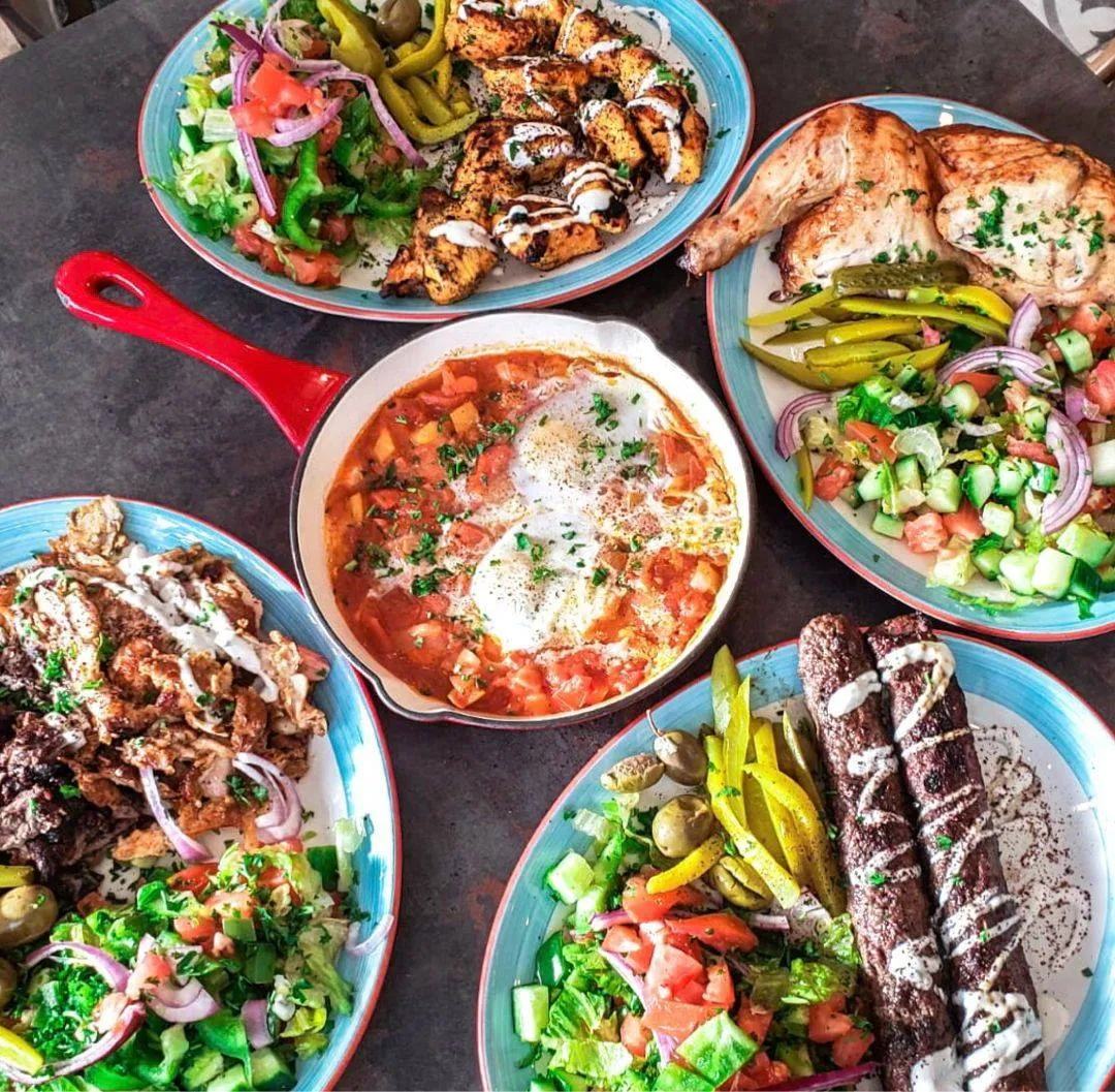 Palestinian menu favourites from Yafa Café delivered around Spence, Winnipeg, MB